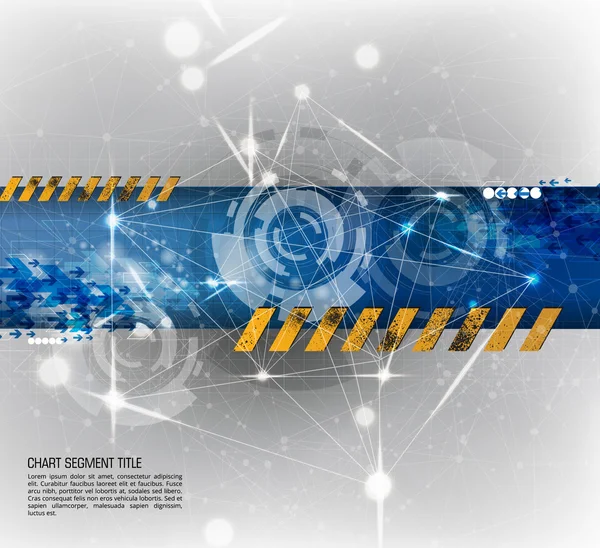 Futuristische achtergrond voor banner — Stockvector