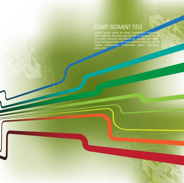 Modello di sfondo futuristico — Vettoriale Stock