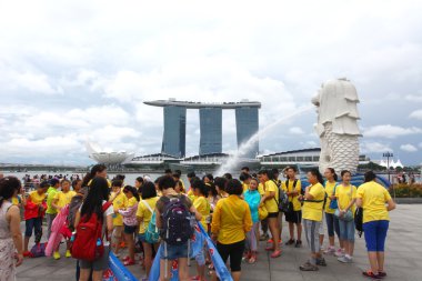 Modern binalar ile finans bölgesi