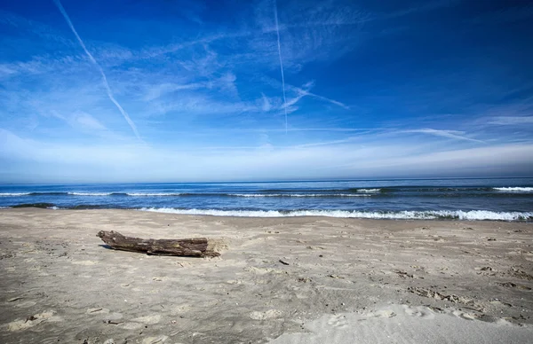 Playa de arena vacía costa — Foto de Stock