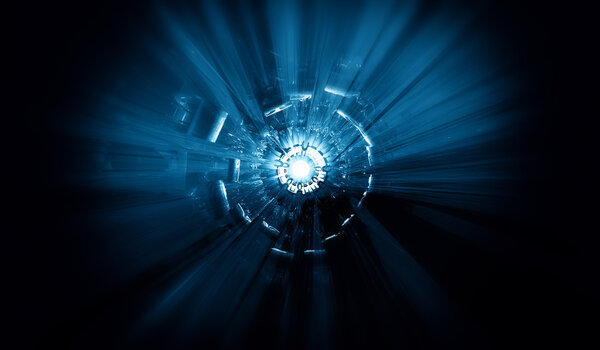 3D futuristic background 