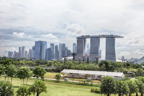 El Supertree Grove en Gardens by the Bay —  Fotos de Stock