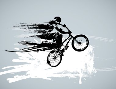 Çocuk bmx çizim ile 