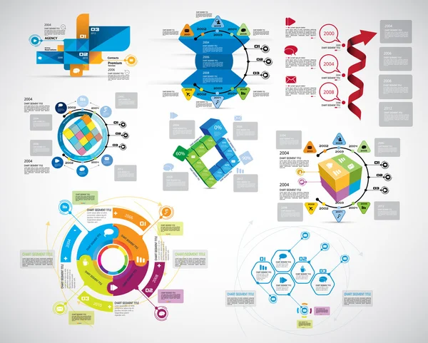 resimde Infographic şablonları