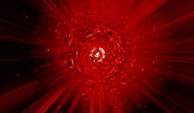 3D fütüristik arka plan 