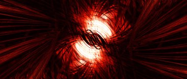 3D fütüristik arka plan 