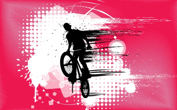 BMX MC sport illustration — Stockfoto