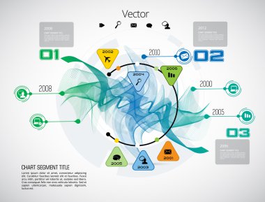 resimde Infographic arka plan 
