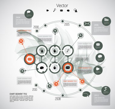 resimde Infographic arka plan 