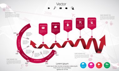 resimde Infographic arka plan 