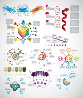 resimde Infographic arka plan  