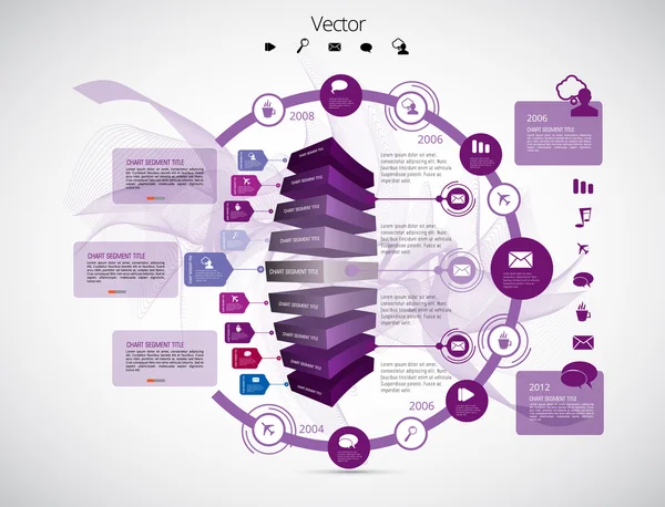 resimde Infographic arka plan 