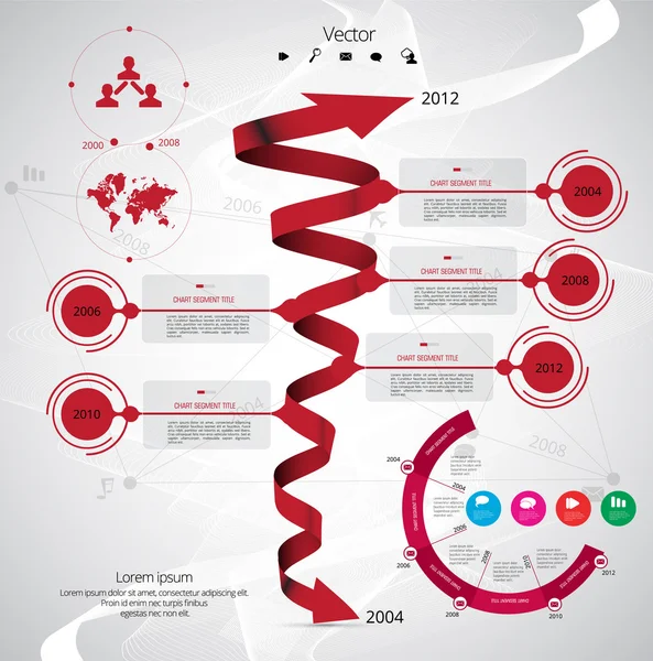 resimde Infographic arka plan 