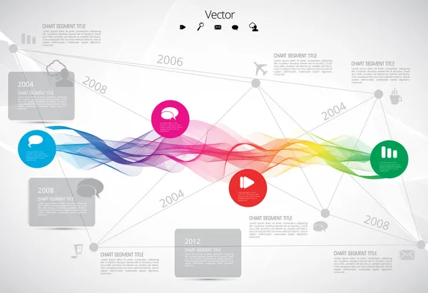 Illustration infographic bakgrund — Stock vektor