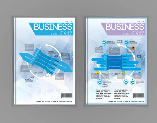 iş broşürü illüstrasyon