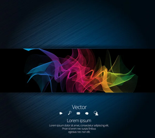 Diseño Fondo de tecnología Banner — Vector de stock