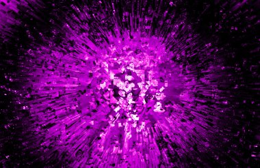 3D render, soyut teknolojik altyapı 