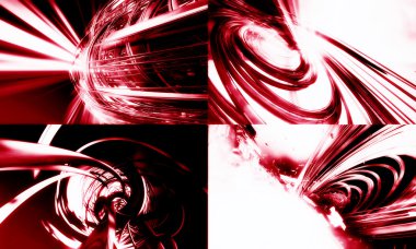 3D render, fütüristik arka plan 