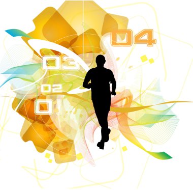 Spor Çalıştırıcısı illüstrasyon