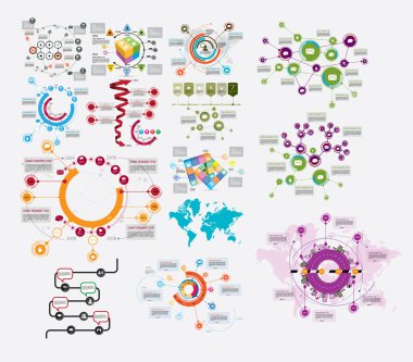 resimde Infographic uygunluğunu 