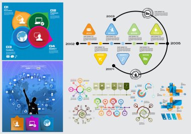 Infographic iş şablonu 