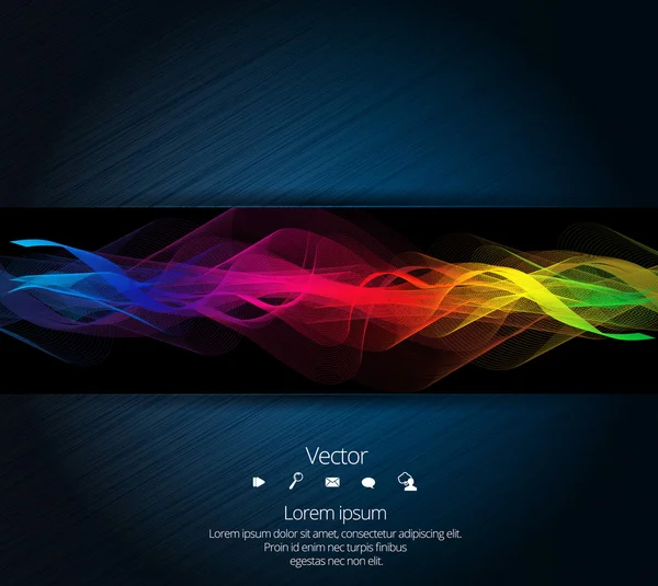 Diseño Fondo de tecnología Banner — Vector de stock