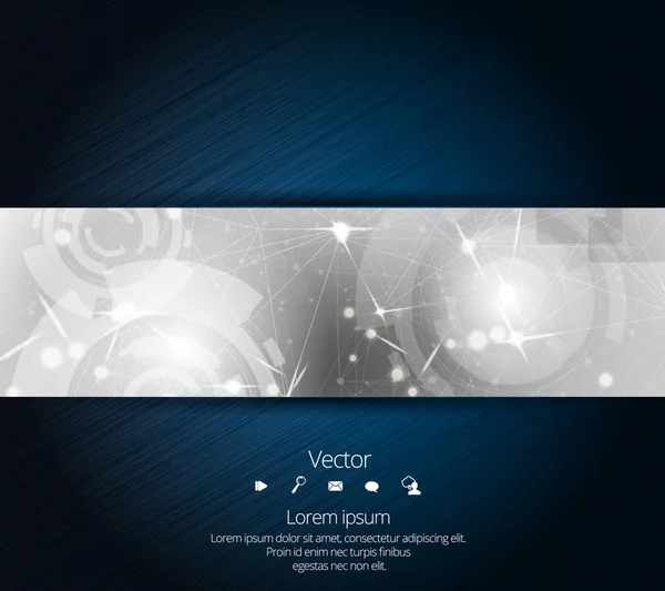 Design Banner tecnologia de fundo —  Vetores de Stock