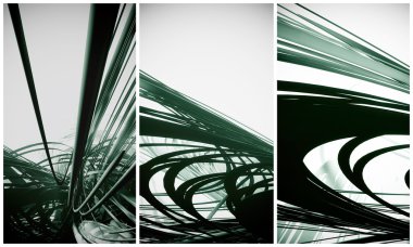 3D render, fütüristik arka plan afiş için 