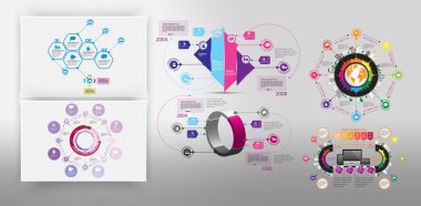 Infographic düzeni şablonu