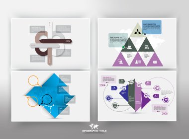 Infographic iş şablonu