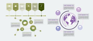 Infographic düzeni şablonu