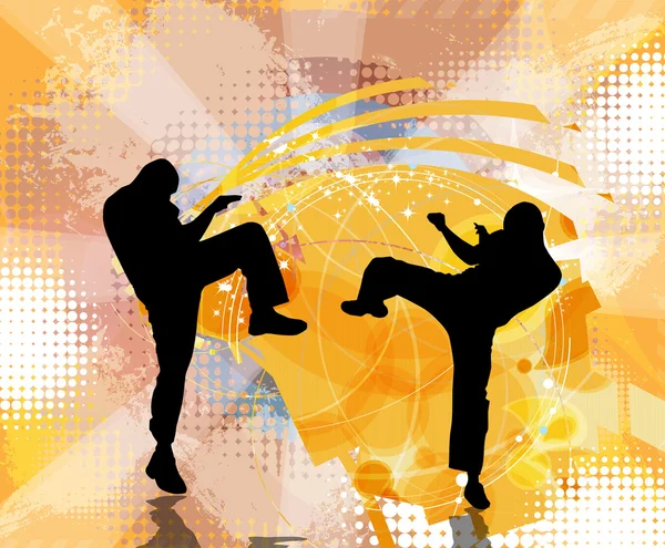 Karate sport illustrazione — Foto Stock