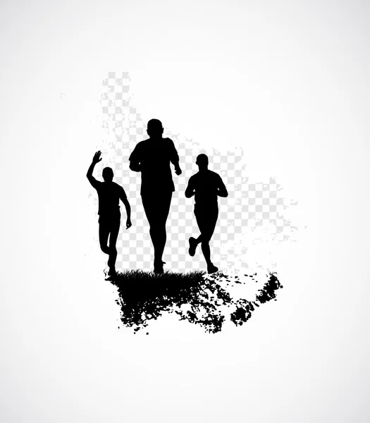 Jogger, sport illustratie — Stockfoto