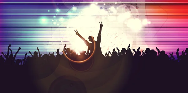 Konzert, Disco-Party. — Stockfoto
