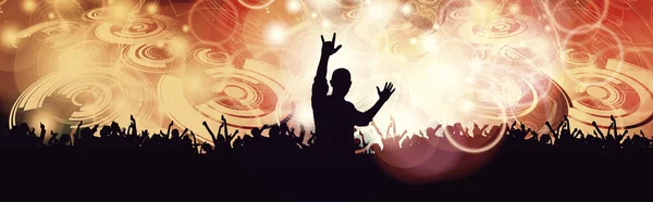 Konsert, disco party. — Stockfoto