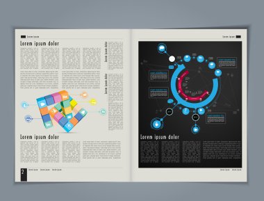 Tasarım gazete şablonu