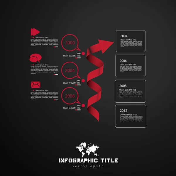 Infographic szablonów — Wektor stockowy