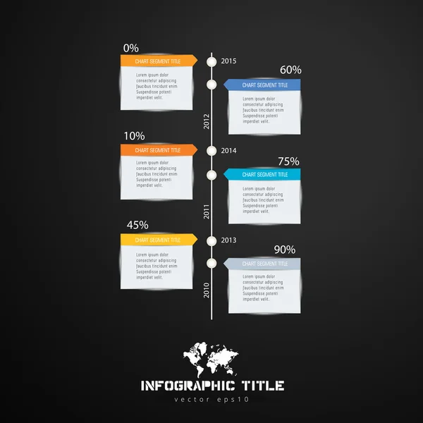 Plantillas de diseño infográfico — Vector de stock