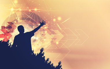 müzik olay illüstrasyon