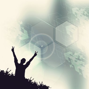 müzik olay illüstrasyon