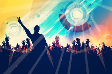 müzik olay illüstrasyon