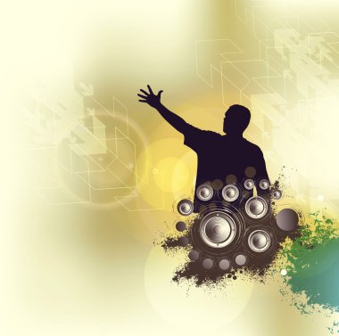 müzik olay illüstrasyon