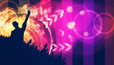 müzik olay illüstrasyon