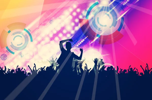 Muziek evenement illustratie — Stockfoto