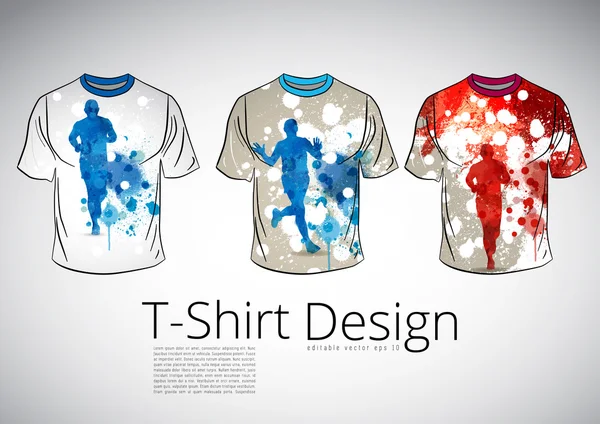 T-shirt design illustratie — Stockvector