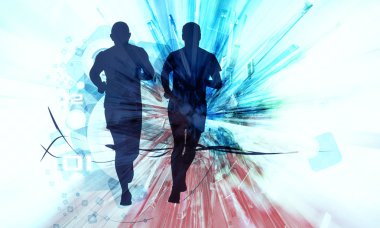 Spor Çalıştırıcısı illüstrasyon