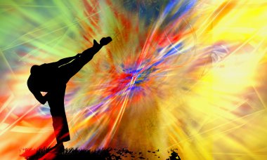 Savaş sanatı illüstrasyon 