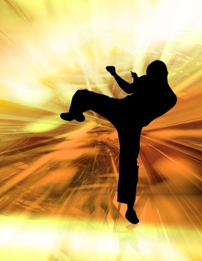 Savaş sanatı arka plan 