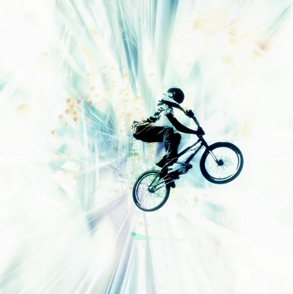 Illustration du pilote BMX — Photo