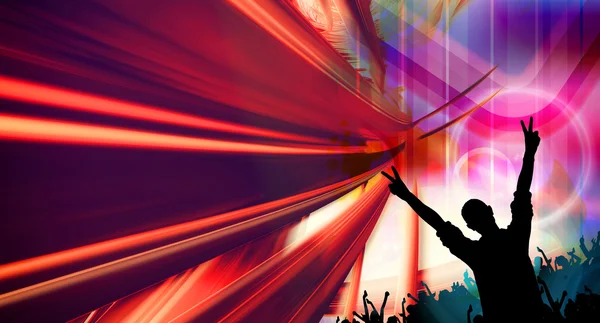 Konzert, Disco Party Illustration — Stockfoto